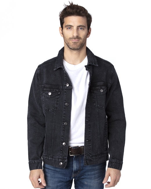 black denim mens jacket