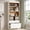 White, variant on Fnova 72" Tall Bookcase with File Cabinet Drawer, Freestanding Display Storage Shelves, 5-Shelf Open Bookshelf for Home Office Living Room, White