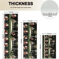thumbnail image 4 of Black Christmas Santa Pattern Kitchen Rugs Sets Of 3,Kitchen Runner Rugs Non Skid Washable,Decorative Kitchen Floor Mats for Kitchen,Sink,Laundry,17"x30"+ 17"x47" + 17"x59", 4 of 6