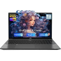 15.6" IPS FHD-Laptop, Intel 6 Cores I3-1215U 32GB RAM 2TB SSD (Beats i5-1135G7, Up to 4.4GHz) Student Computer with 65W Type C Backlit Keyboard Fingerprint for Home and Business Windows 11