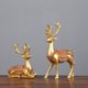thumbnail image 1 of 2x Estatua de Ciervo de La Decoración Elegante Suministros Reno Estatuilla de Resina Manualidades de Animales Adorno Decorativo para Decoración Oro BLESIY Escultura de ciervo, 1 of 8