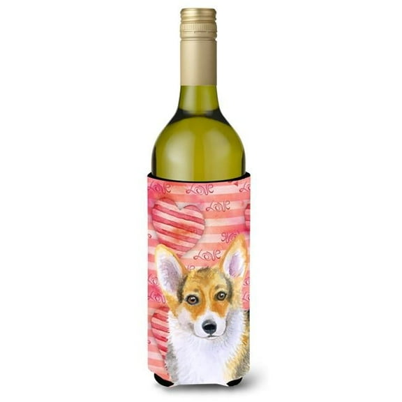 Pembroke Corgi Love Wine Bottle Beverge Insulator Hugger