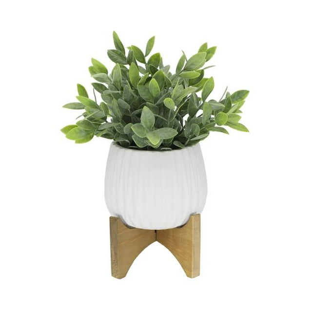 Flora Bunda CS4412E-MTWH Théière en pot MTWH RIDGE sur Support