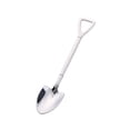 thumbnail image 2 of Cucharas de acero inoxidable con forma de pala, 2 piezas, lindas cucharas para té, cucharas para revolver, cucharas para café, cucharas para frutas, cucharas para postre, juego de té, vajilla (plata), 2 of 4
