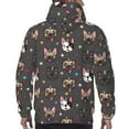 thumbnail image 7 of Kdxio French Bulldogs Print Mens Casual Hooded Collar Drawstring Hoodies Pullover Sweatshirts Casual Long Sleeve Shirts-XX-Large, 7 of 7