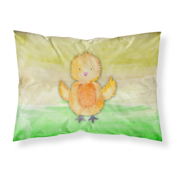 Chicken Watercolor Fabric Standard Pillowcase