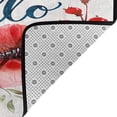 thumbnail image 3 of Flower Hello Daisy Rugs Washable Cover Floor Rug Carpets Bathroom Decorations For Kitchen Bedroom Indoor 36"X24", 3 of 4