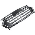 thumbnail image 2 of Genrics Front Bumper Upper Grille Assembly Replacement for 2018 2019 2020 Traverse LT 84344487, 2 of 7
