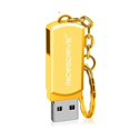 thumbnail image 1 of Microdrive 128gb Usb 2,0 personalidad creativa Metal U Disk con llavero (oro) Afortunado Sencillez, 1 of 1