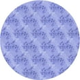 thumbnail image 1 of Ahgly Company Machine Washable Indoor Round Transitional Light Slate Blue Area Rugs, 7' Round, 1 of 7