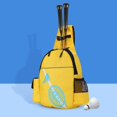 thumbnail image 3 of Tennis Backpack Waterproof Tennis Bag Tennis Racket Badminton Racquet Carrier Bag Single Double Shoulder Bag, 3 of 9