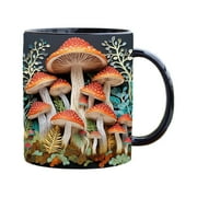 LHWEN 3D Mug Creative Space Design Multi Purpose Mugs Funny Novelty Ceramic Tea Cup Dishwasher Microwave Elegant Pattern Coffee Cup Gift for Father's Day Mother's Day Valentine's Day Christmas