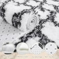 thumbnail image 4 of Lochas Shag Area Rug Geometric Plush Fluffy Rugs Soft Moroccan Carpet for Bedroom Living Room Floor Mat Home Decor,3x5ft,White, 4 of 5
