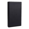 Black Leather 180-Card Business Card Holder – Ngheia 90-Bag PU Name Credit Cards Booklet Organizer, Professional Storage Case