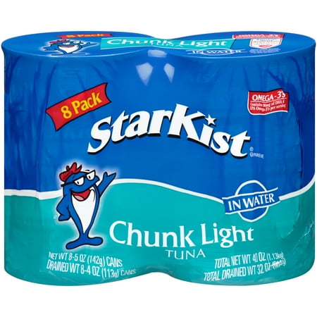 StarKist Chunk Light Tuna in Water, 8 pack, 5 oz. Cans