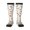3 Black, variant on Mushrooms And Butterflies Thigh High Socks Extra Long Stretchy Sock Women Over Knee High Opaque Stocking Daily Wear