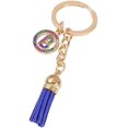 thumbnail image 1 of 26 Letters A-Z Decorative Alphabet Initial Charm Keychain for Women Girls Men Teenager Gift, 1 of 2
