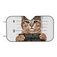 thumbnail image 7 of Goofa Cat Holding Mugshot Sign Printed Car Windshield Sunshade,Foldable Reflective Sun Visor,UV Protection Heat Blocker Sunshade,Car Cooling Accessory-, 7 of 7