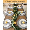 thumbnail image 4 of 15 Inch Round Placemats Set of 4, Valentine's Day Non Slip Heat Insulation PP Table Mats, Love Branches Vintage Wood Grain Gray Washable Place Mats for Kitchen Dining Party Table Decor, 4 of 7