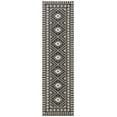 thumbnail image 2 of SAFAVIEH Veranda Magna Southwestern Indoor/Outdoor Runner Rug, 2'3" x 8', Ivory/Grey, 2 of 4