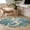 Bronze, variant on Coastal Seahorse Blue Green Round Area Rug 4 FT, Non Slip Indoor Outdoor Rug, Summer Ocean Starfish Coral Washable Soft Circular Carpet Non-Shedding Floor Mat for Coffee Table Nursery Foyer Balcony