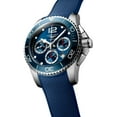 thumbnail image 2 of Longines HydroConquest Automatic Chronograph Stainless Steel Blue Rubber Strap Blue Dial Date Divers Mens Watch L3.783.4.96.9, 2 of 4