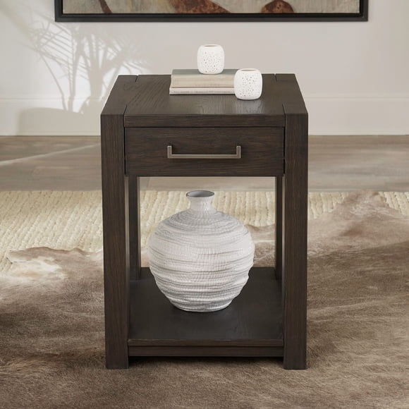 Liberty Furniture Lennox Hill Chairside Table - Brown