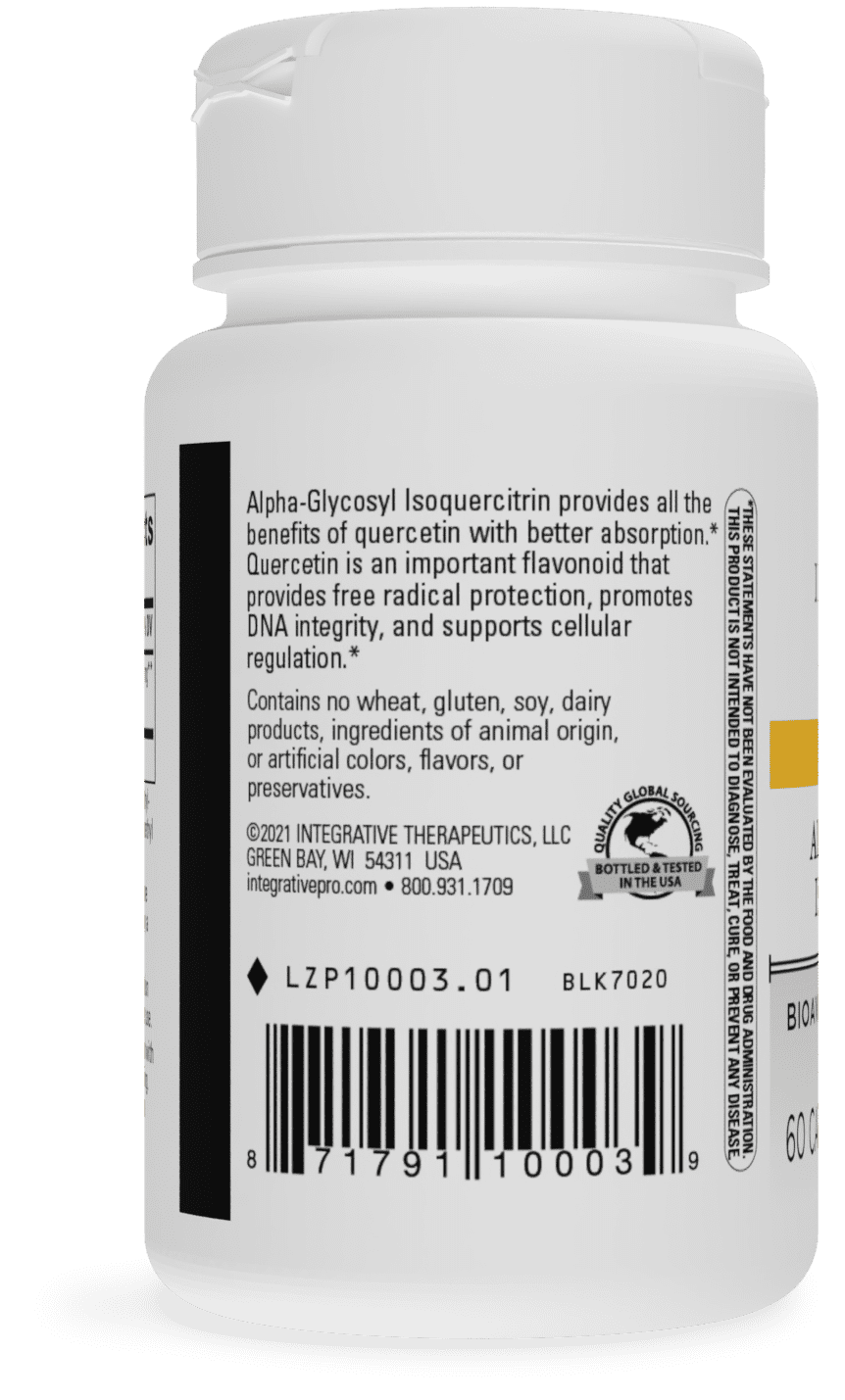 Integrative Therapeutics Alpha-Glycosyl Isoquercitrin, 60 Count (60 Servings)