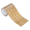 thumbnail image 1 of Cinta de Reparación de Grano de Madera 3.15"X15', Cinta de Reparación Texturizada Realista Autoadhesiva, Roble Marrón, 1 of 5