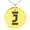 Gold, variant on Stainless Steel Letter J Initial Empire Monogram Engraved Small Medallion Circle Charm Pendant Necklace
