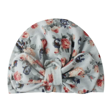 

Baby Girl Bow Floral Print Flower Warm Hair Accessories