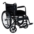 thumbnail image 1 of Silla De Ruedas Todo Terreno Resistente Ligera Neumática Color Negro Plegable, 1 of 6
