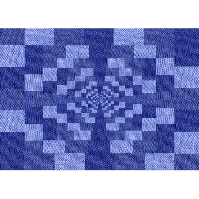 Ahgly Tapis Rectangulaire Lavable en Machine Intérieur Transitionnel Bleu Ciel, 2 Pieds x 5 Pieds