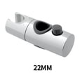 thumbnail image 3 of Billuyoard Riel de ducha Tobogán Baño Ducha Cabezal de ducha Soporte de plástico ABS Rotación de 360 ​​grados, 18-25 mm Accesorios de baño R 22 Billuyoard HA5748-02B, 3 of 6