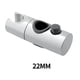 thumbnail image 3 of Cateissary Riel de ducha Tobogán Baño Ducha Cabezal de ducha Soporte de plástico ABS Rotación de 360 ​​grados, 18-25 mm Accesorios de baño R 22 Cateissary HA5748-02B, 3 of 6
