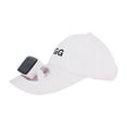 thumbnail image 2 of Sombrero de visera Salvador con ventilador solar o USB Blanco, 2 of 10
