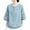 1_Blue, variant on Women's Embroidered Tops Ladies Blouson Sleeve Shirtsbasic Pleated Tunic Blouse Casual Round Neck Tops Lightweight, Comfy, Soft,Sexy Tshirts,1_White,3X-Large