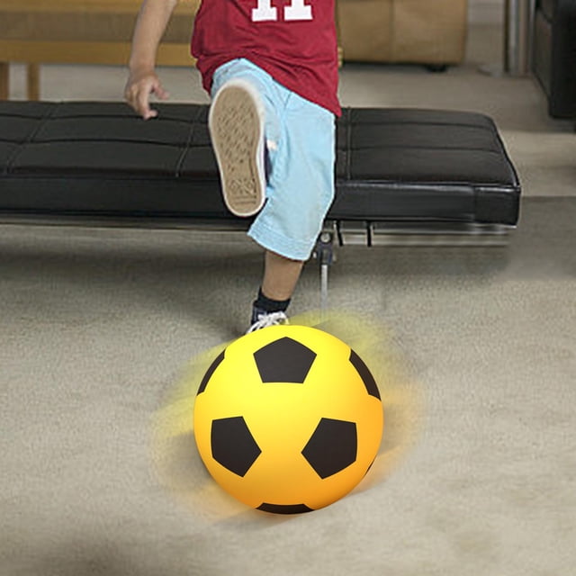 Pelota silenciosa de juguete perfecl para niños Amarillo 8.27 pulgadas