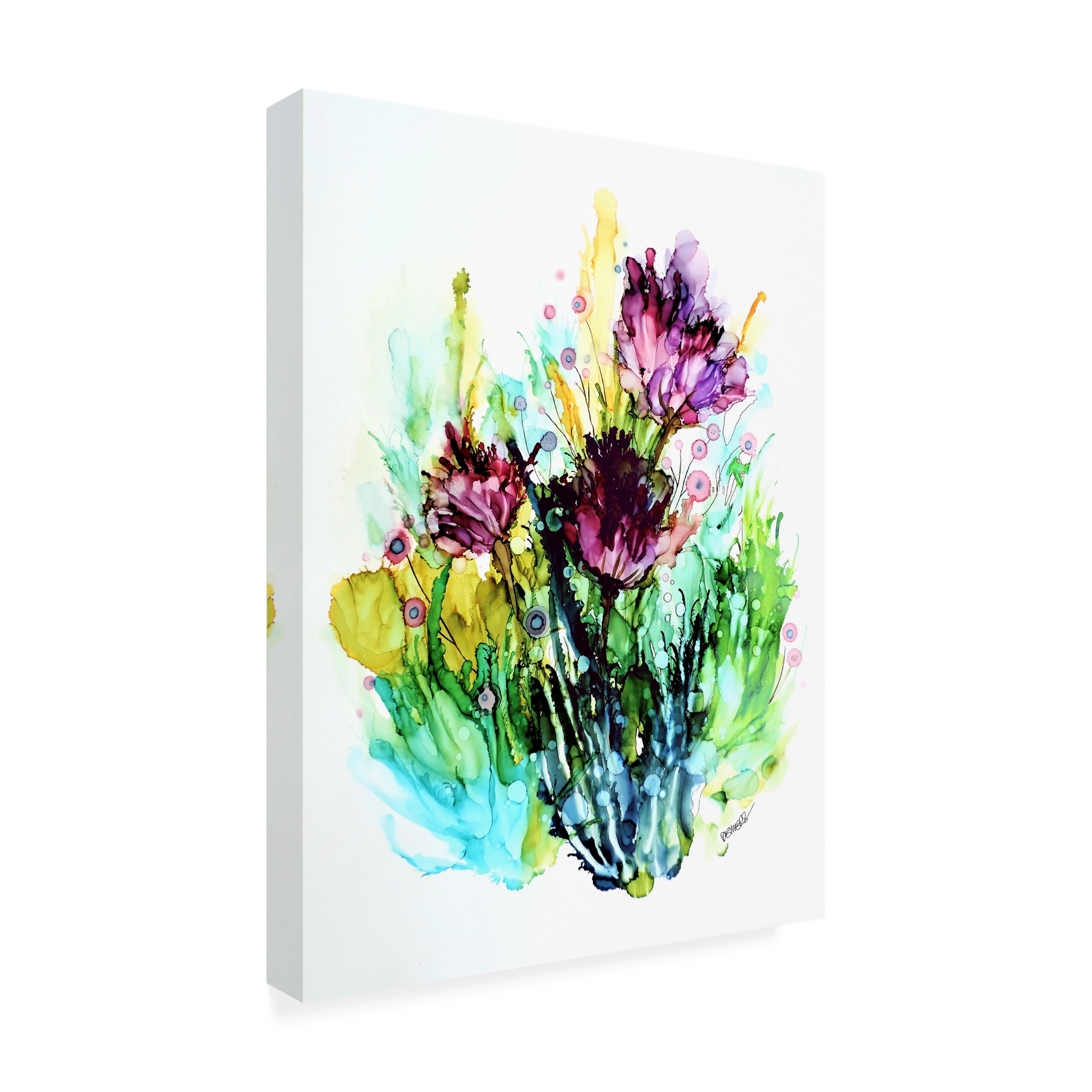 Sylvie Demers 'Certaines Fleurs Sont Des Chansons' Canvas Art