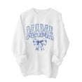 thumbnail image 4 of Penkiiy Mujeres de manga larga Mama Sudaderas de cuello redondo Suéter de cuello suelto blusa ligera Tops S Blanco, 4 of 7