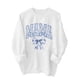 thumbnail image 4 of Penkiiy Mujeres de manga larga Mama Sudaderas de cuello redondo Suéter de cuello suelto blusa ligera Tops S Blanco, 4 of 7