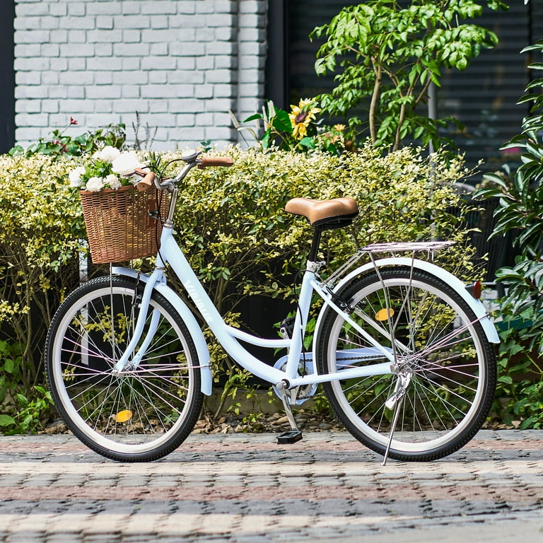 Basket Women's Hybrid Cruiser Bike Discount Womens Hybrid