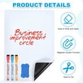 thumbnail image 4 of Uxcell 20"x14" Magnetic Dry Erase Whiteboard Paper with Magnetic Marker & Eraser, White, 4 of 5