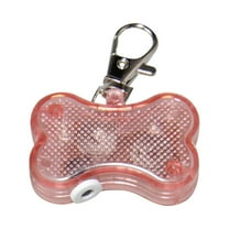 Pet LED Bone Luminous Pendant - Alloy-, 3 Flashing Modes, Name Tag, Anti-Lost, for Cats/Dogs, Hangs on Collars/Backpacks