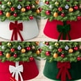 thumbnail image 3 of Wweixi Christmas Tree Collar Set For Chic And Clean Tree Base Transform Decor Beautifully Tree Skirt Collar Tree Stand Cover green 56*20cm, 3 of 6