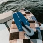 Tidal Wake XLR8 Wakesurf Shaper, High-Performance Wake Generator & Compact Storage Tote - Silver/Blue