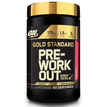 Optimum Nutrition Gold Standard Pre Workout Powder, Watermelon, 60 (Best 60 Day Workout Program)