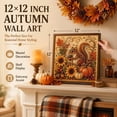 thumbnail image 5 of Autumn Pearl Painting Kit, Fall Diamond Art Pumpkins Bead Crafts Home Decor | For Adults DIY 3D Sparkling Sunflowers Animals Artwork with Frame Seasonal Wall Art Beginner DIY Party Gift(Birdhouse), 5 of 8