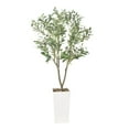 thumbnail image 3 of 5FT Artificial Olive Tree with Decorative Planter, Faux Potted Plant for Home Office Decor, Ideal Christmas Gift & Wedding Decor, 3 of 6