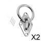 thumbnail image 1 of 2 Placas De Ojo Con Almohadilla De Diamante Con Anillo Resistente Para Correas De Entrenamiento De Aparejos De Barco De 8 Mm, 1 of 8
